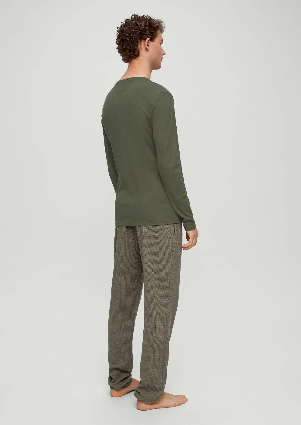S.Oliver Pyjama-Shirt Aus Baumwolle