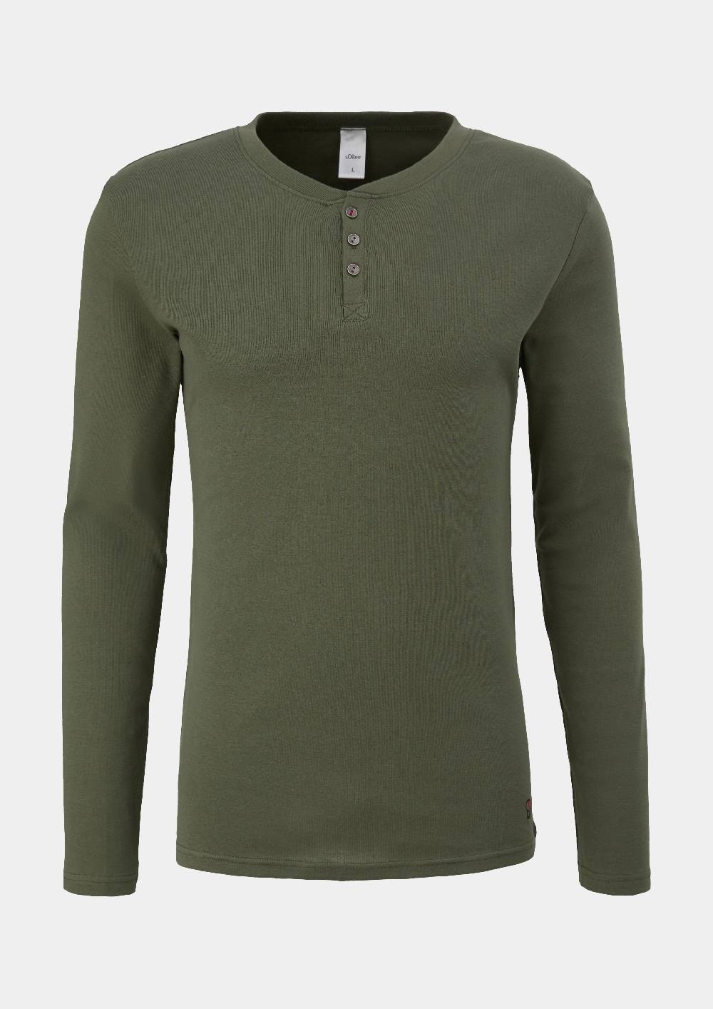 S.Oliver Pyjama-Shirt Aus Baumwolle