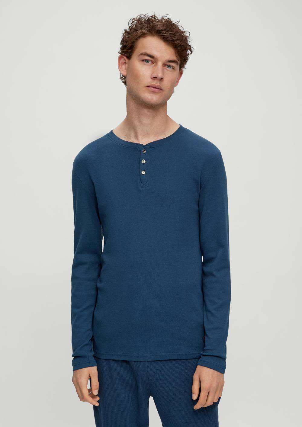 S.Oliver Pyjama-Shirt Aus Baumwolle