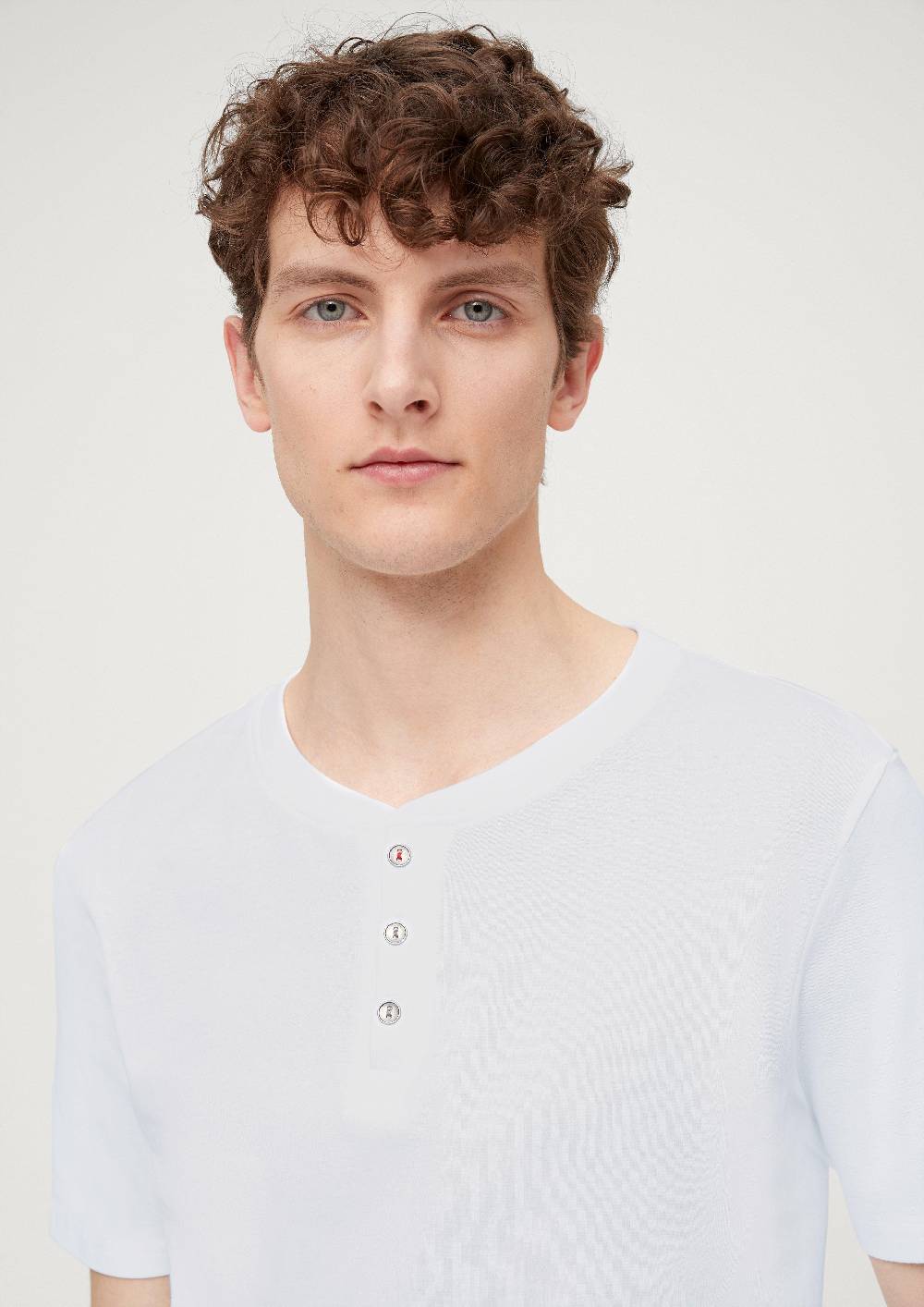 S.Oliver Pyjama-Shirt Mit Knopfleiste