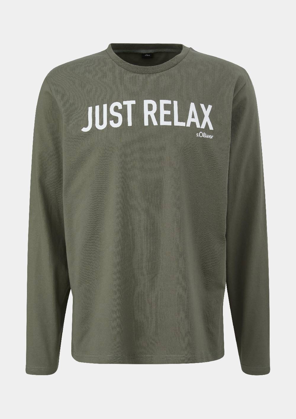 S.Oliver Pyjama-Shirt Mit Schriftprint