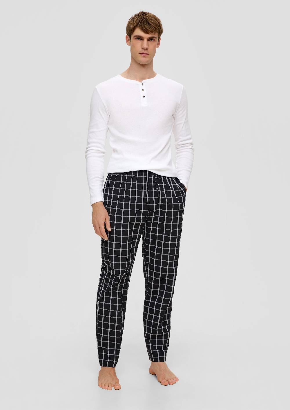 S.Oliver Pyjamahose Aus Baumwolle