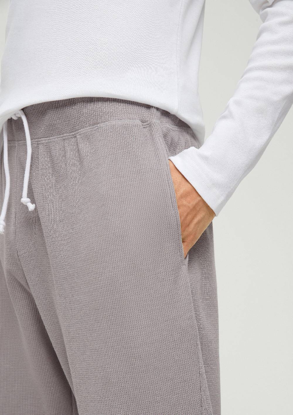 S.Oliver Pyjamahose Mit Waffelpiqué-Struktur