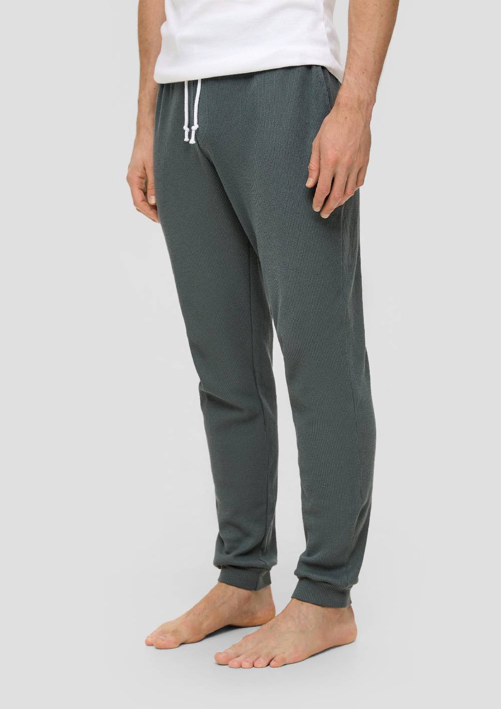 S.Oliver Pyjamahose Mit Waffelpiqué-Struktur