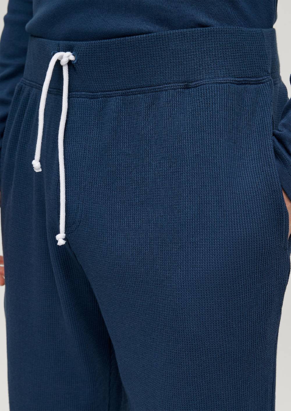 S.Oliver Pyjamahose Mit Waffelpiqué-Struktur