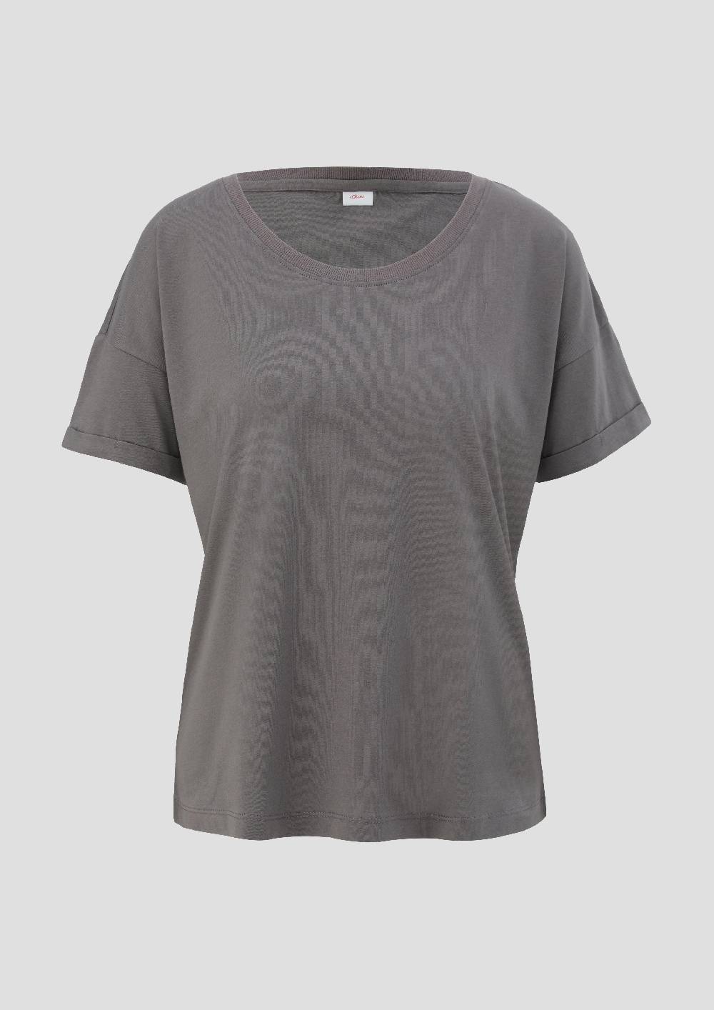 S.Oliver Pyjamashirt Aus Viskose-Baumwollmix