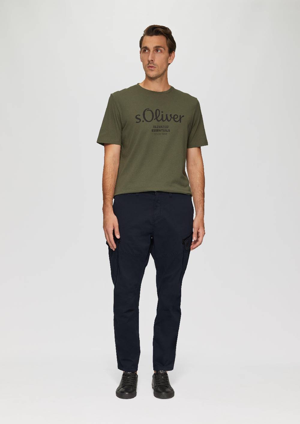 S.Oliver Regular: Cargohose Mit Straight Leg