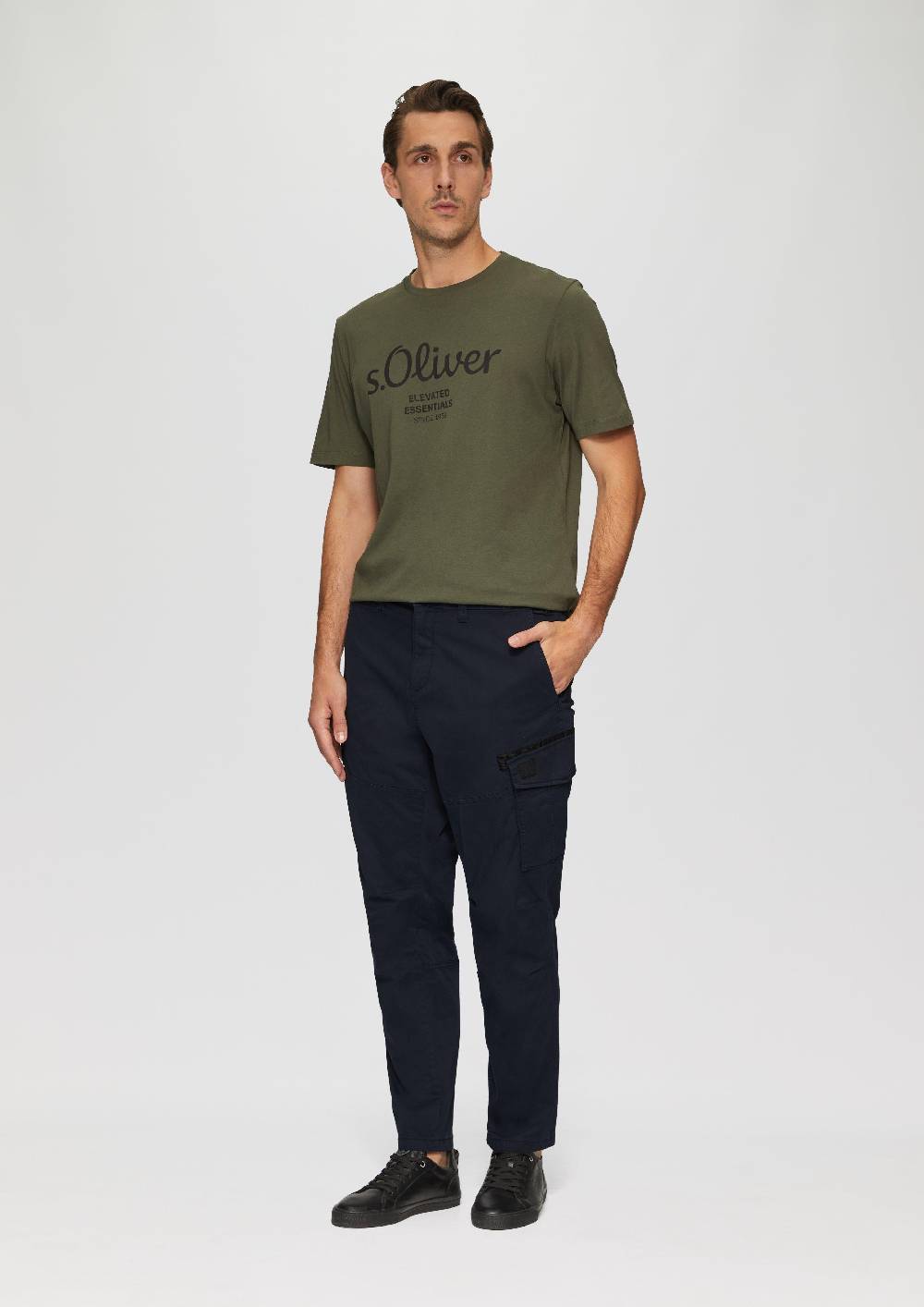 S.Oliver Regular: Cargohose Mit Straight Leg