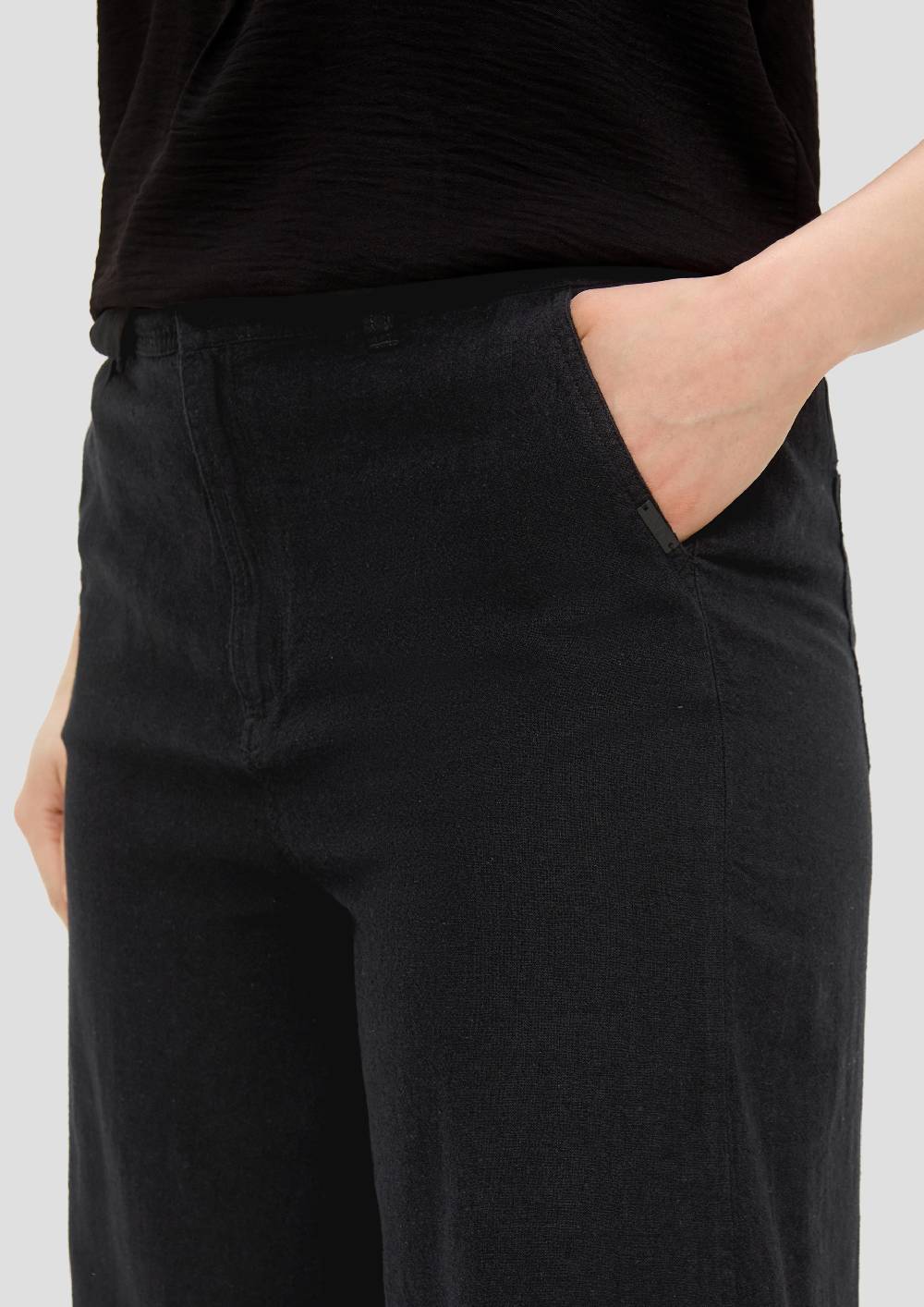 S.Oliver Regular: Culotte Aus Leinenmix