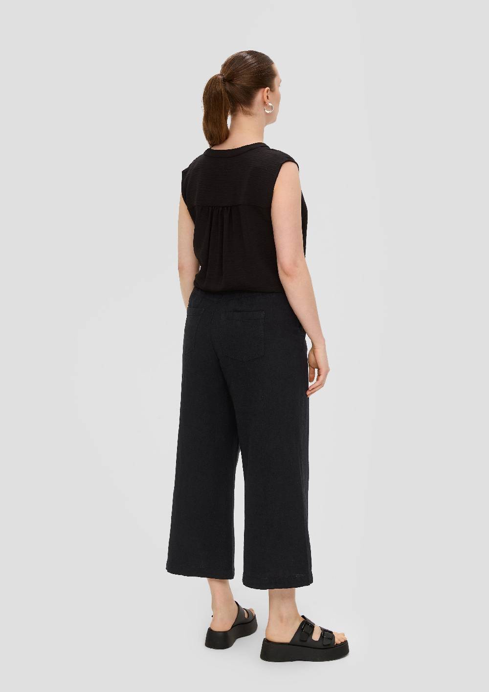 S.Oliver Regular: Culotte Aus Leinenmix
