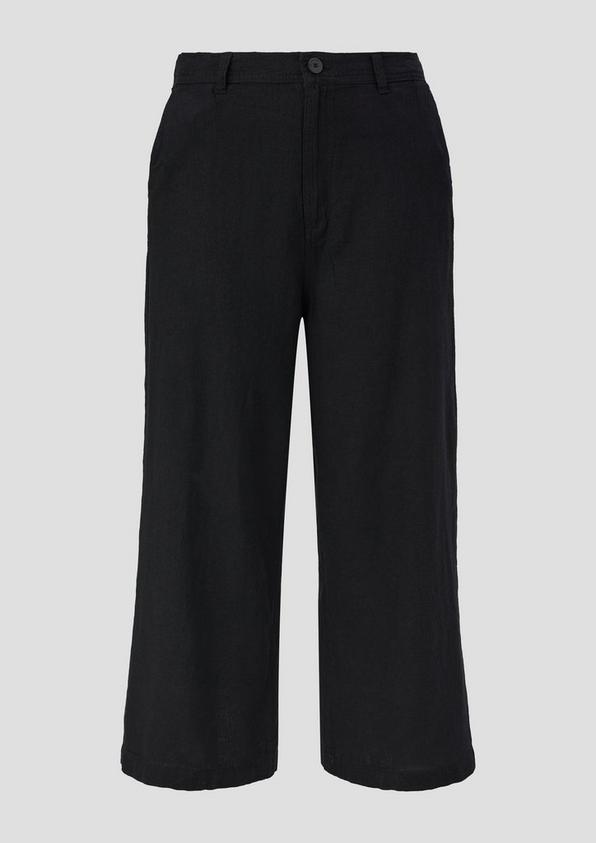 s.Oliver Regular: Culotte aus Leinenmix