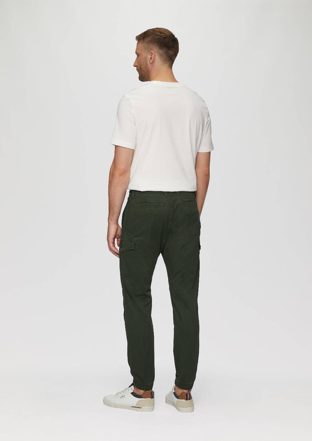 S.Oliver Regular Fit: Cargohose Aus Baumwollstretch