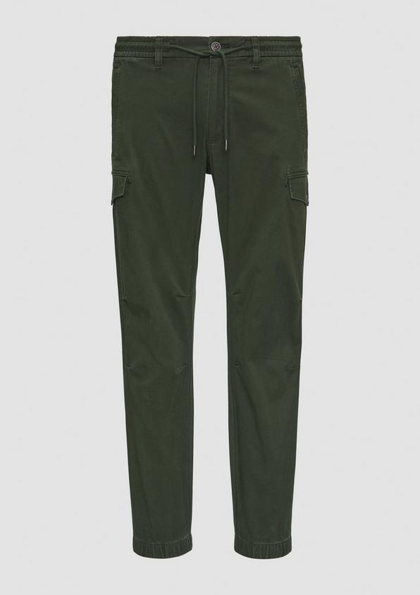 s.Oliver Regular Fit: Cargohose aus Baumwollstretch