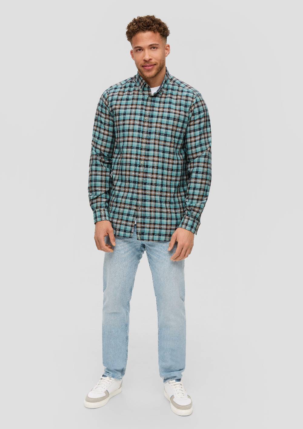 S.Oliver Regular: Hemd Mit Button-down-Kragen