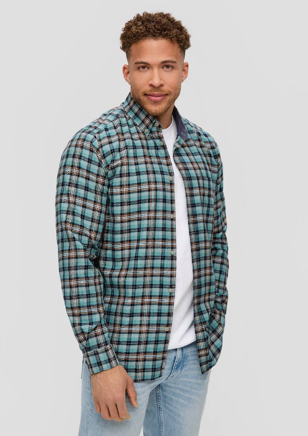 S.Oliver Regular: Hemd Mit Button-down-Kragen