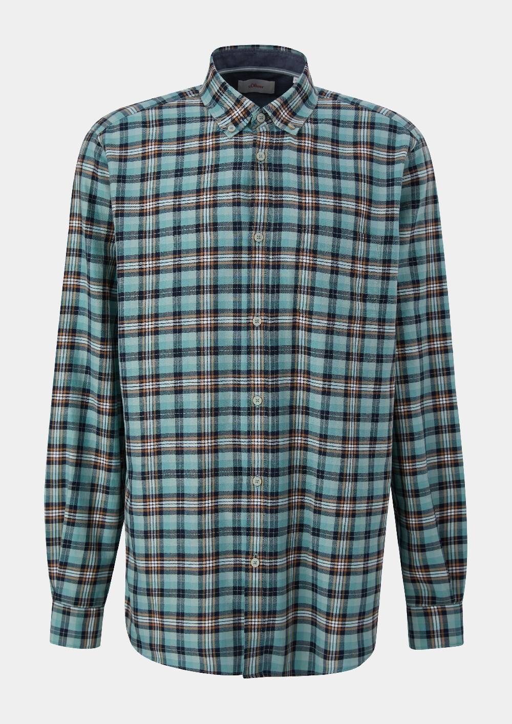 S.Oliver Regular: Hemd Mit Button-down-Kragen