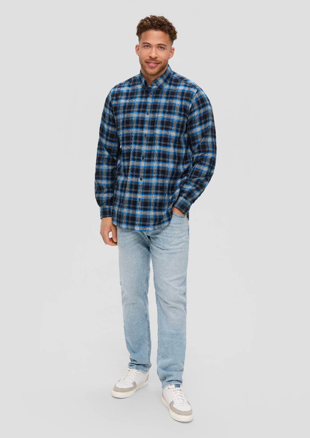 S.Oliver Regular: Hemd Mit Button-down-Kragen