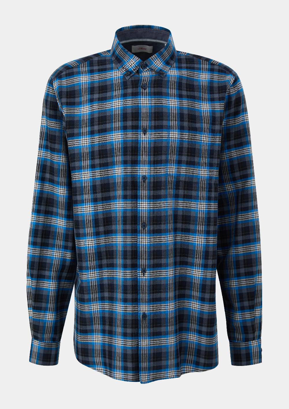 S.Oliver Regular: Hemd Mit Button-down-Kragen