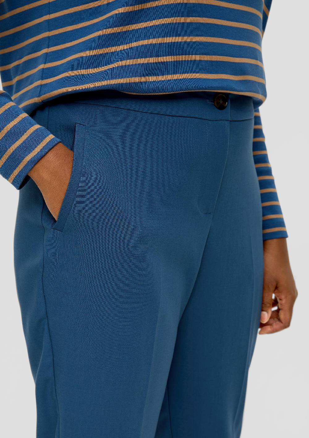 S.Oliver Regular: Hose Aus Viskosemix