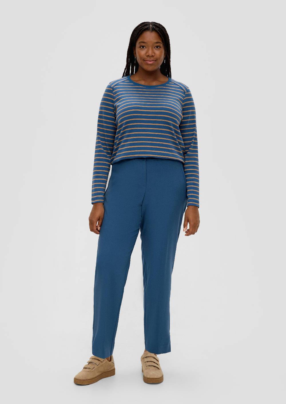 S.Oliver Regular: Hose Aus Viskosemix