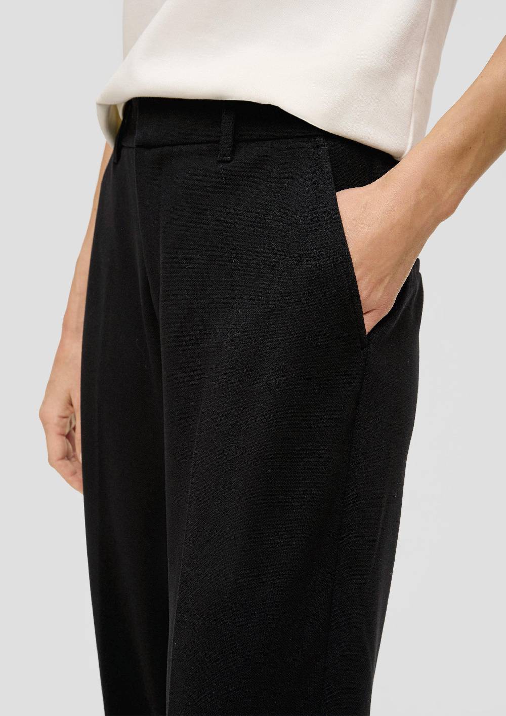 S.Oliver Regular: Hose Mit Bügelfalten