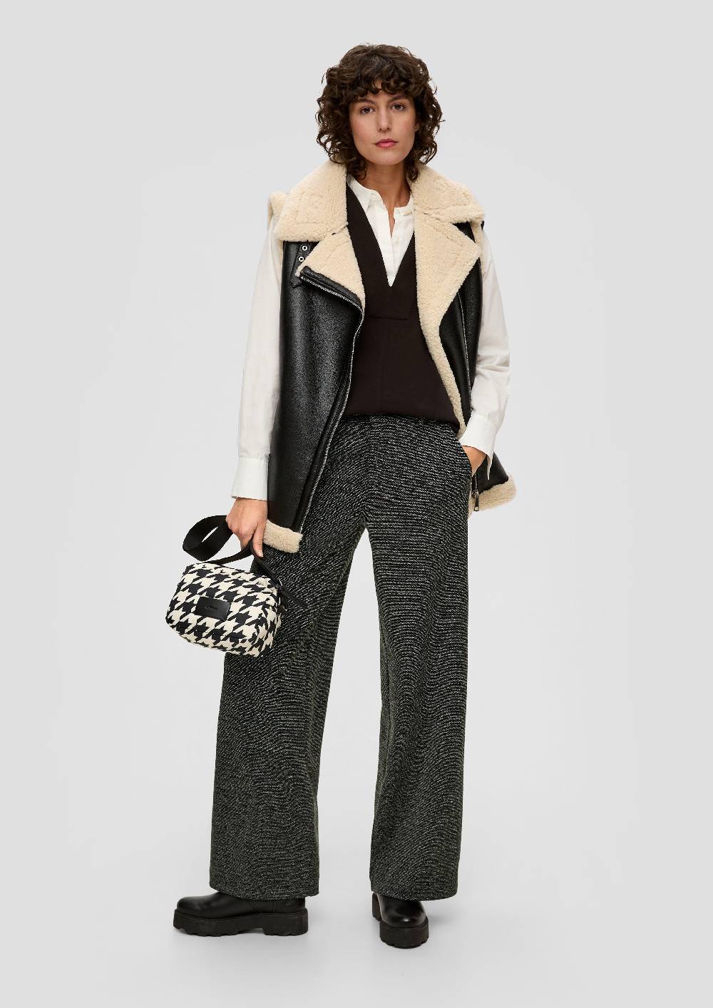 S.Oliver Regular: Hose Mit Wide Palazzo Leg