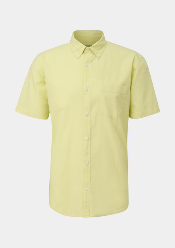 s.Oliver Regular: Kurzarmhemd aus Baumwolle