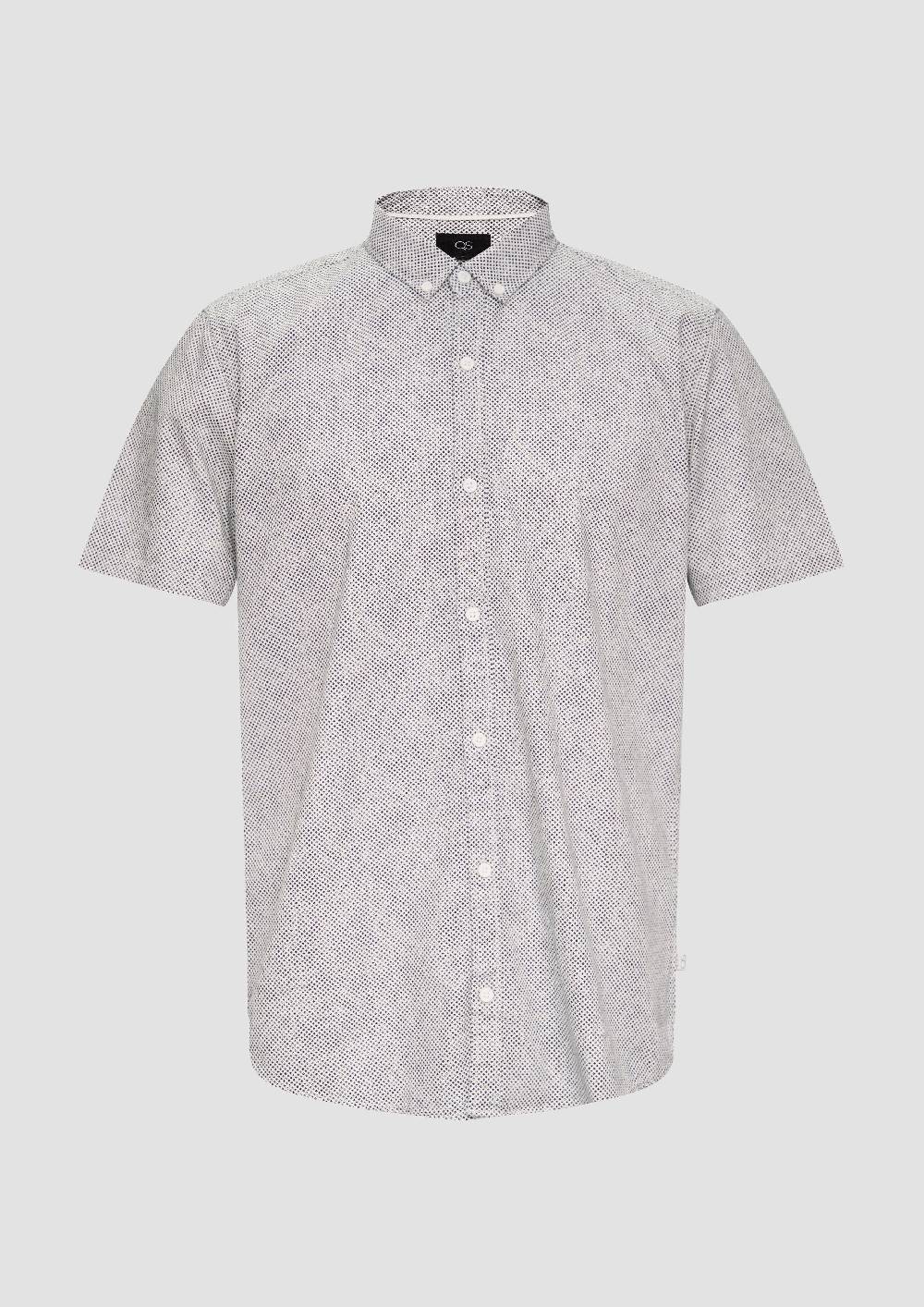 S.Oliver Regular: Kurzarmhemd Mit All-over-Print