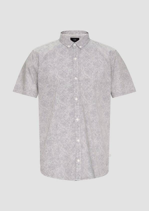 s.Oliver Regular: Kurzarmhemd mit All-over-Print