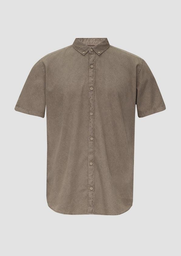 s.Oliver Regular: Kurzarmhemd mit All-over-Print