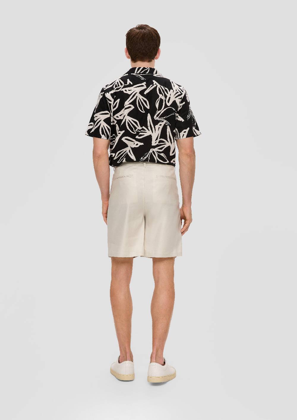 S.Oliver Regular: Shorts Aus Leinen-Lyocell-Mix