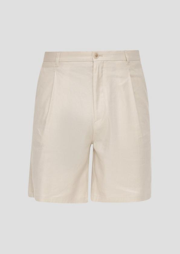 s.Oliver Regular: Shorts aus Leinen-Lyocell-Mix