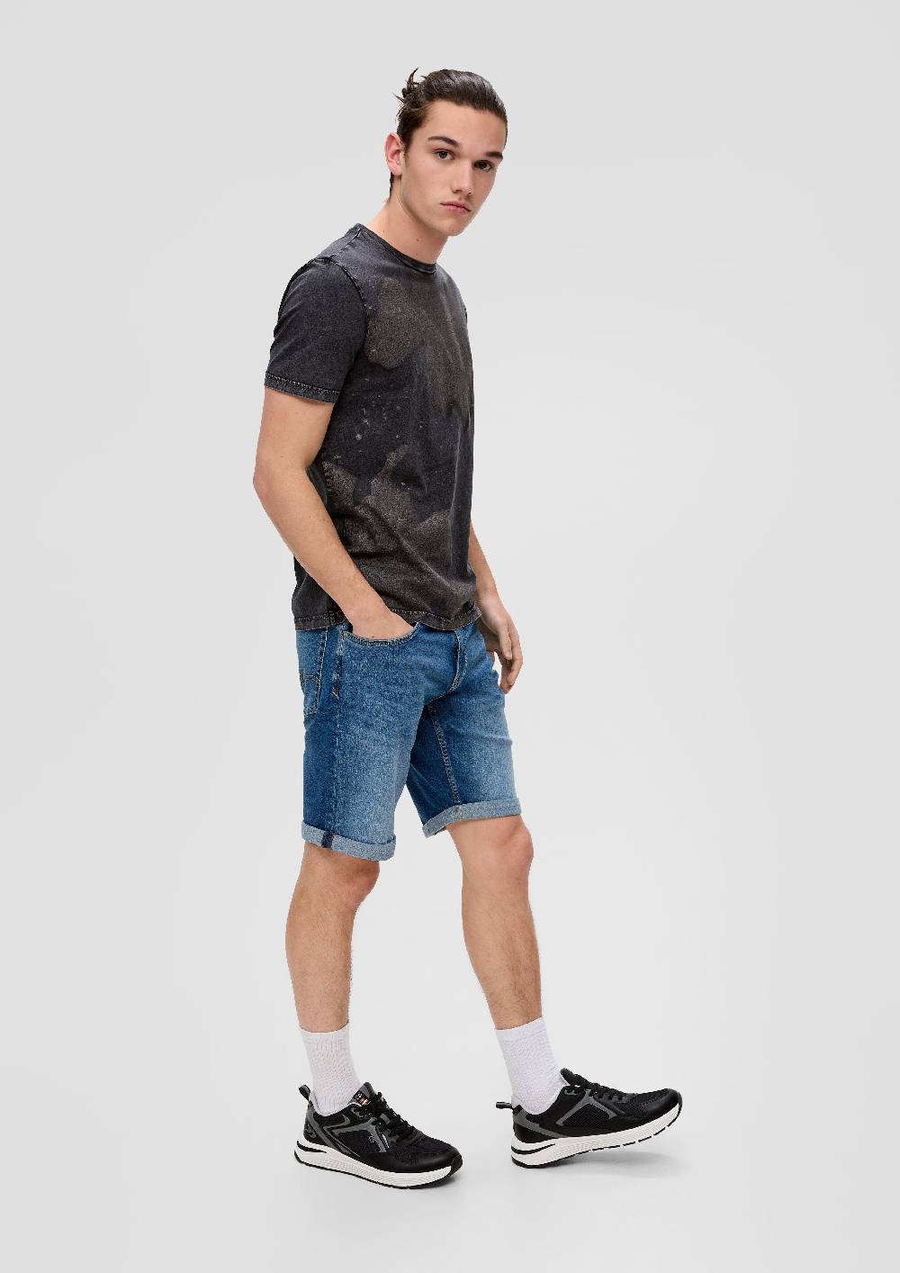 S.Oliver Regular: Shorts Im Denim-Look