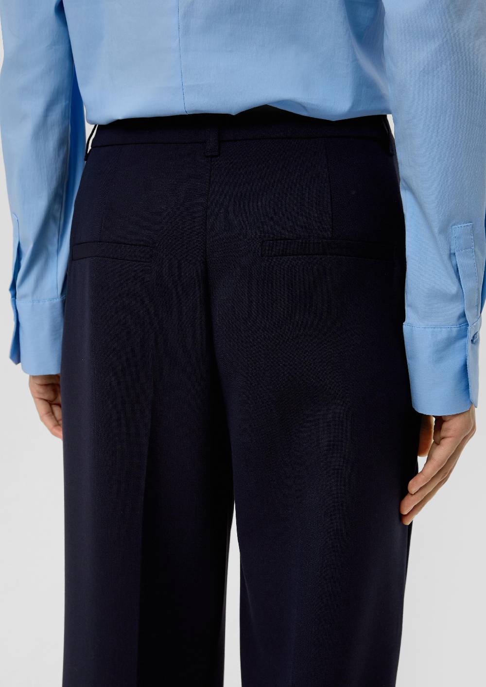 S.Oliver Regular: Stoffhose Aus Viskosemix