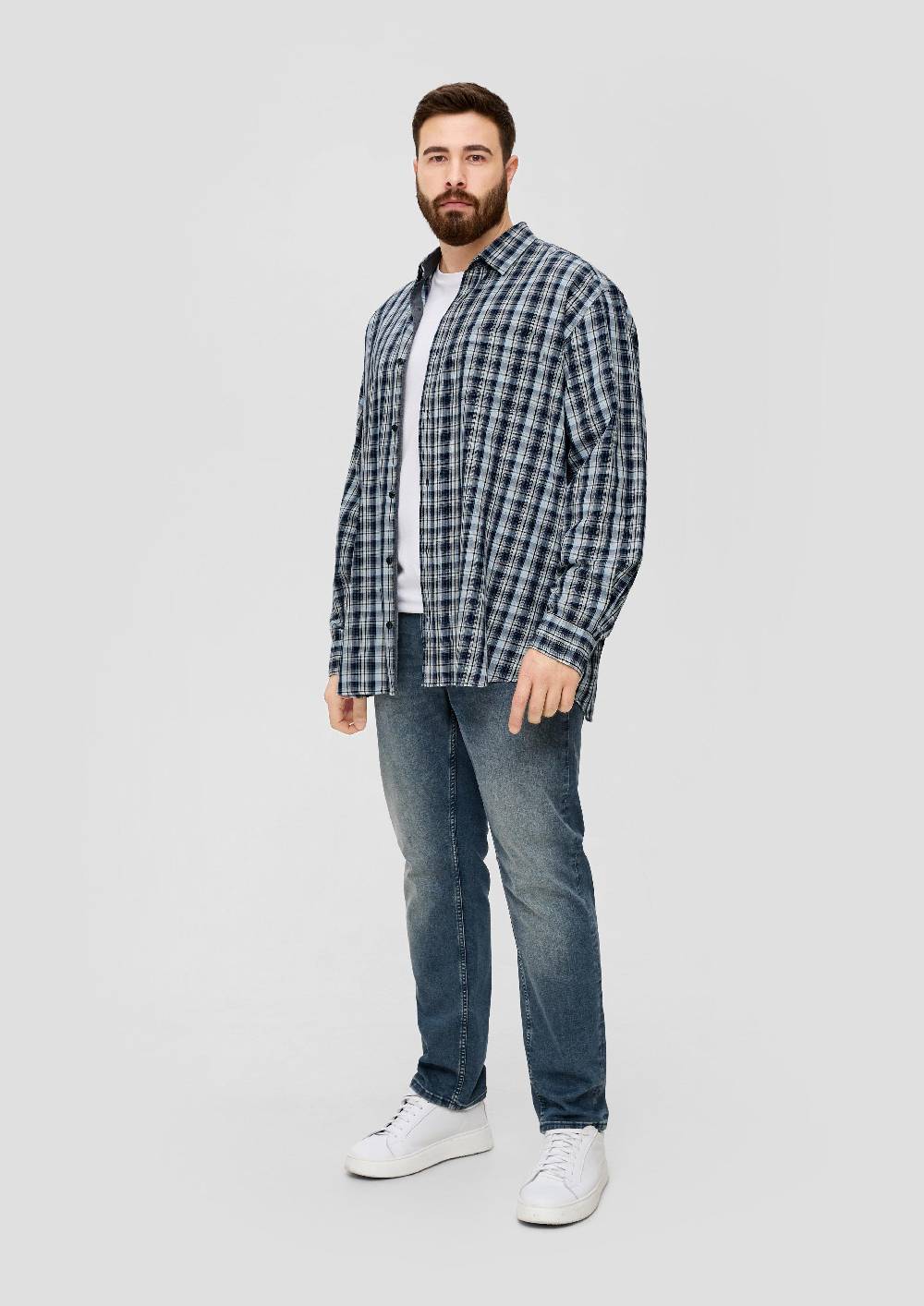 S.Oliver Regular: Twill-Hemd Aus Lyocellmix