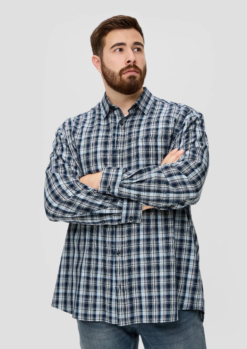S.Oliver Regular: Twill-Hemd Aus Lyocellmix