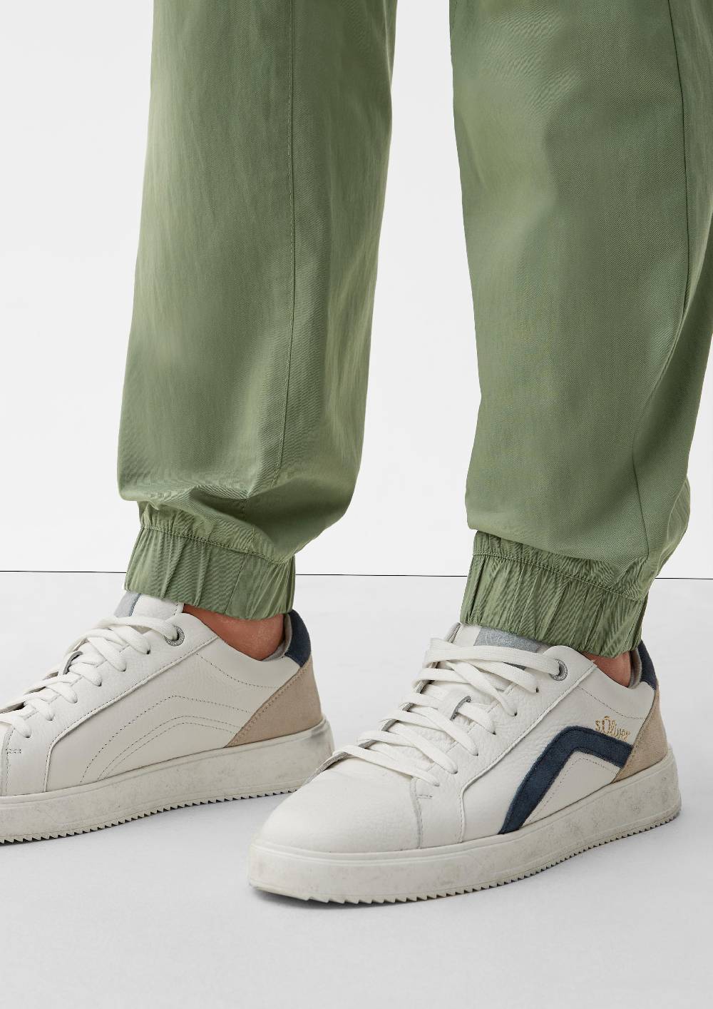 S.Oliver Regular: Twill-Hose Mit Elastikbund