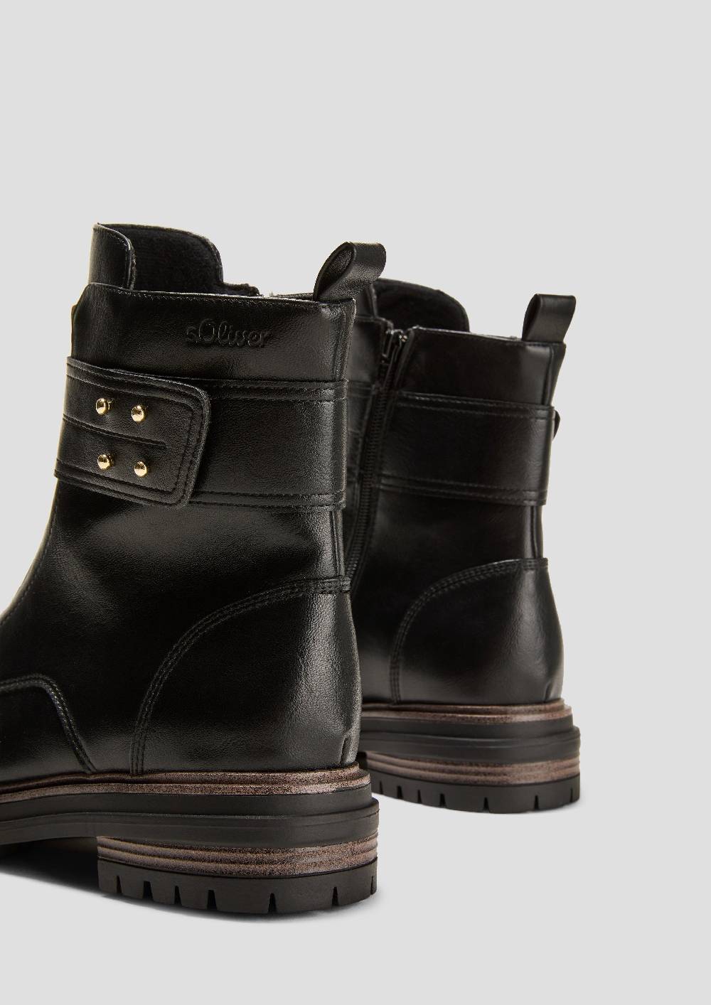 S.Oliver Reißverschluss-Stiefel Mit Runden Nieten