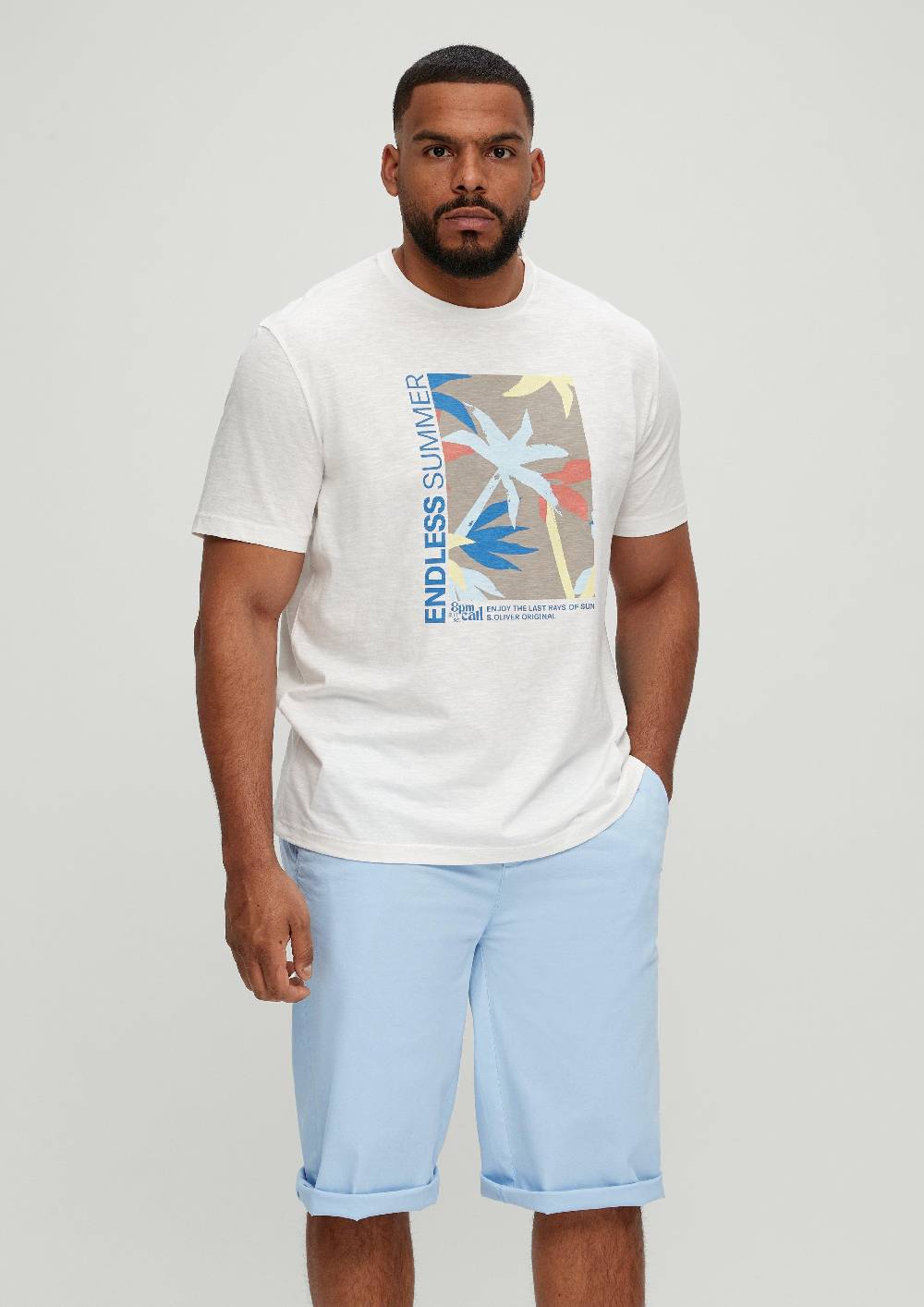 S.Oliver Relaxed: Bermuda Aus Baumwollstretch