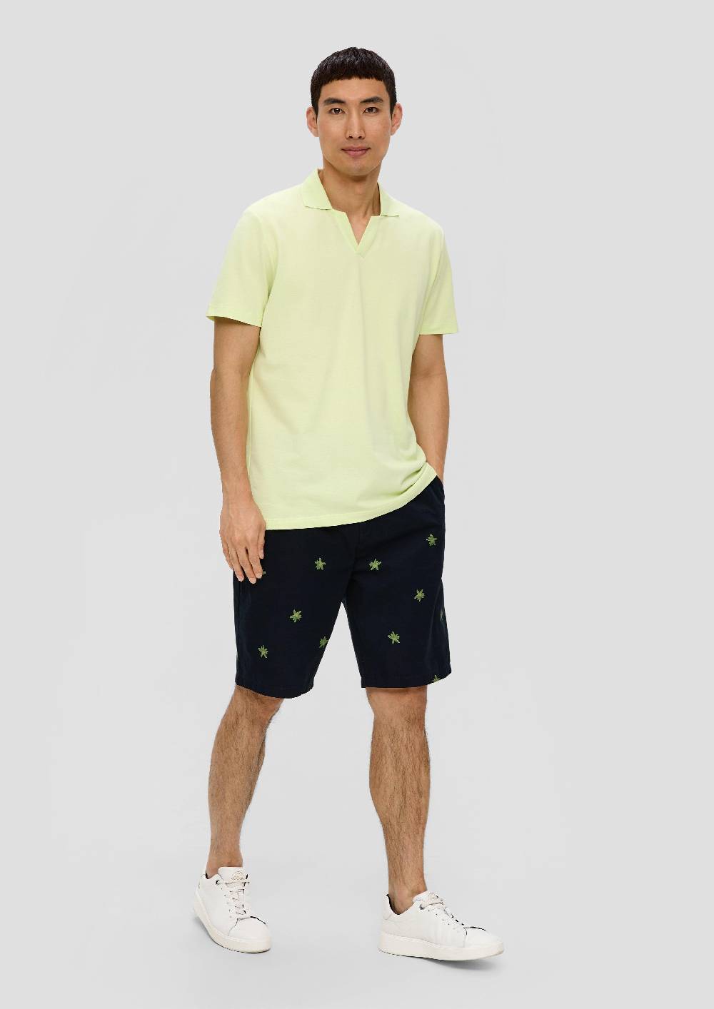 S.Oliver Relaxed: Bermuda Mit All-over-Print