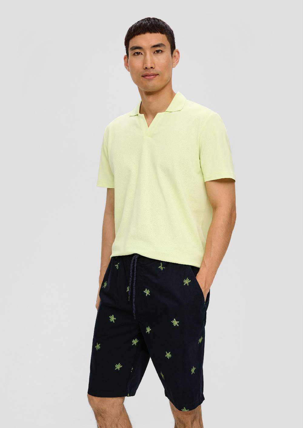 S.Oliver Relaxed: Bermuda Mit All-over-Print