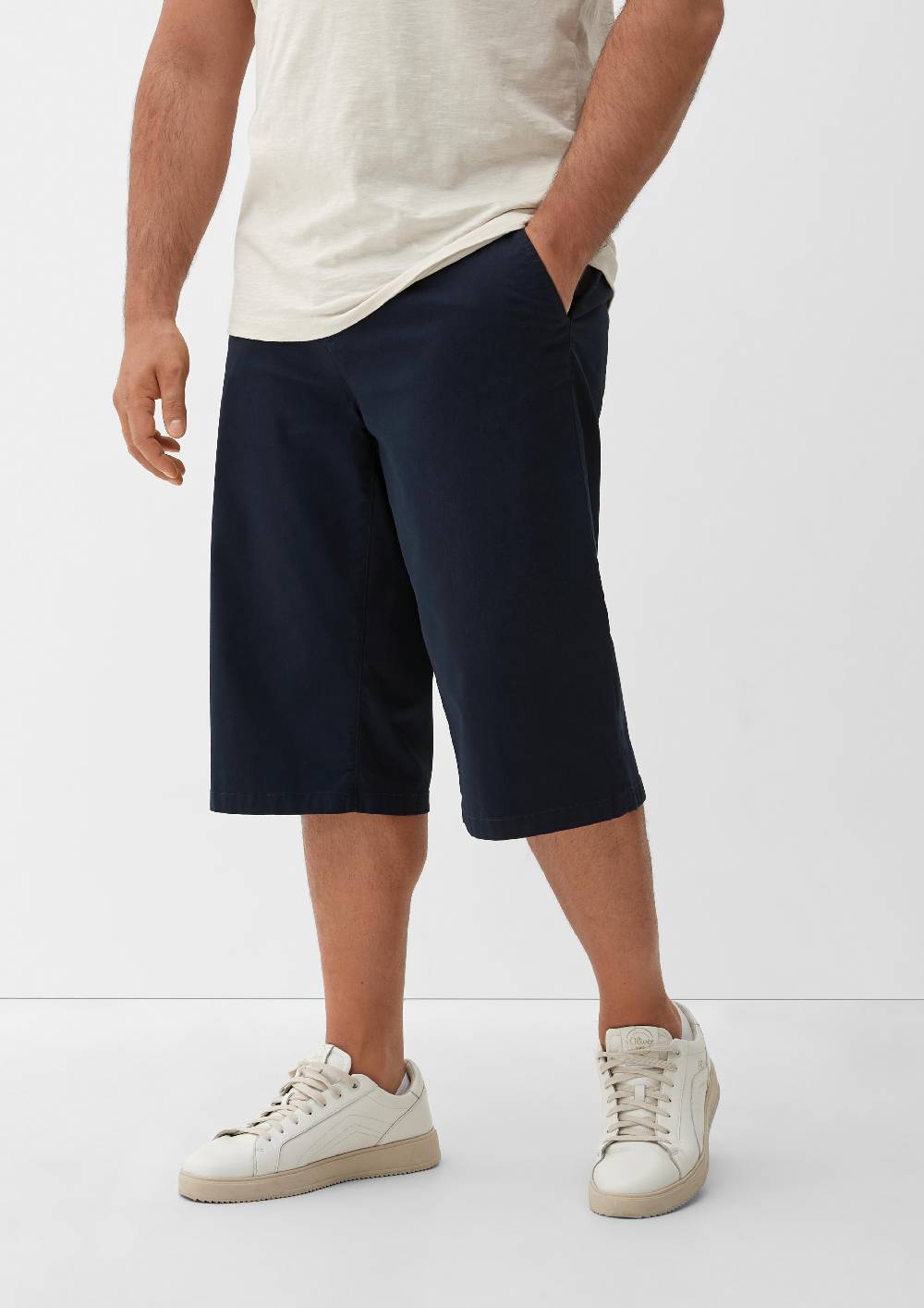 S.Oliver Relaxed: Bermudas Aus Baumwollstretch