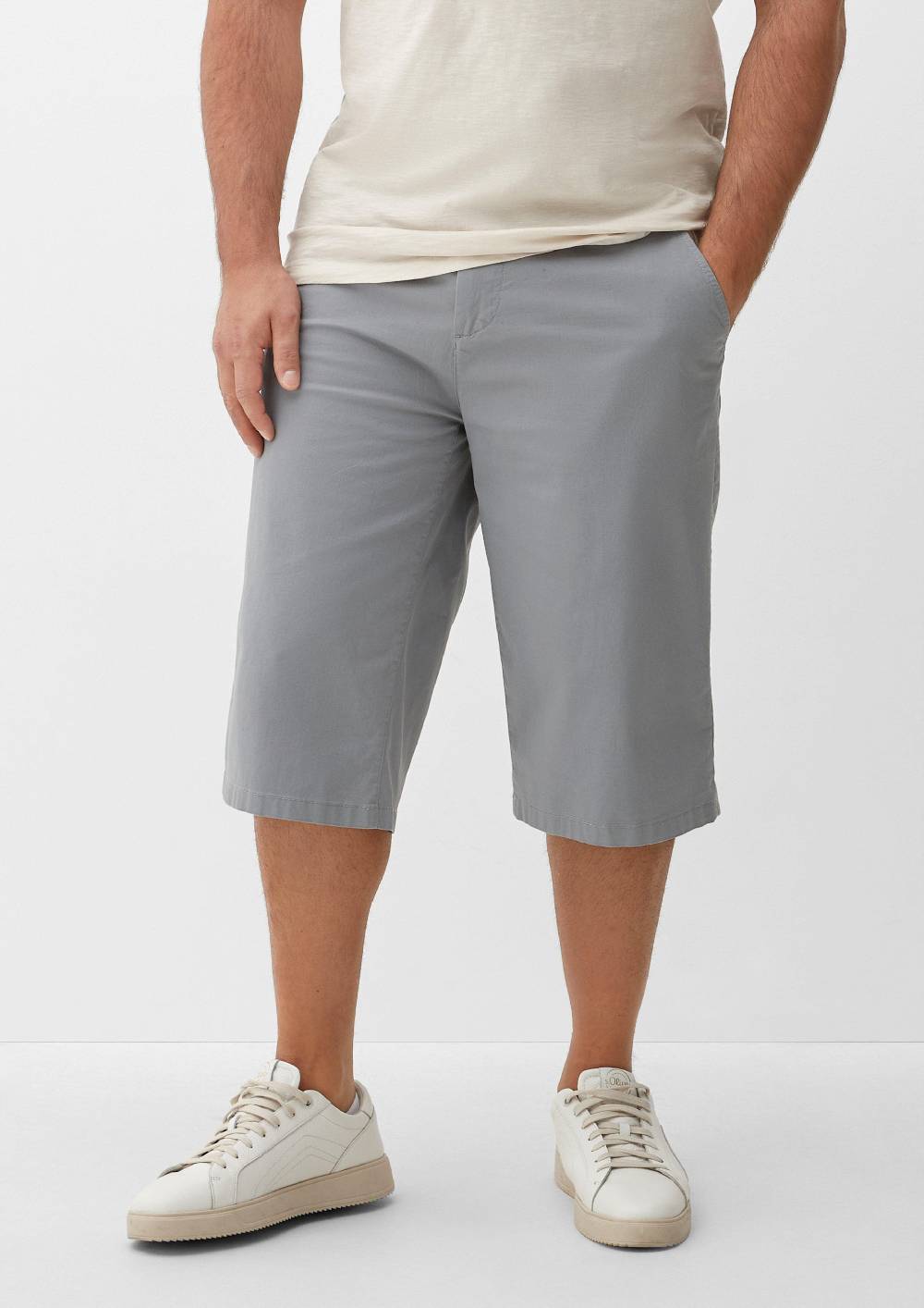 S.Oliver Relaxed: Bermudas Aus Baumwollstretch