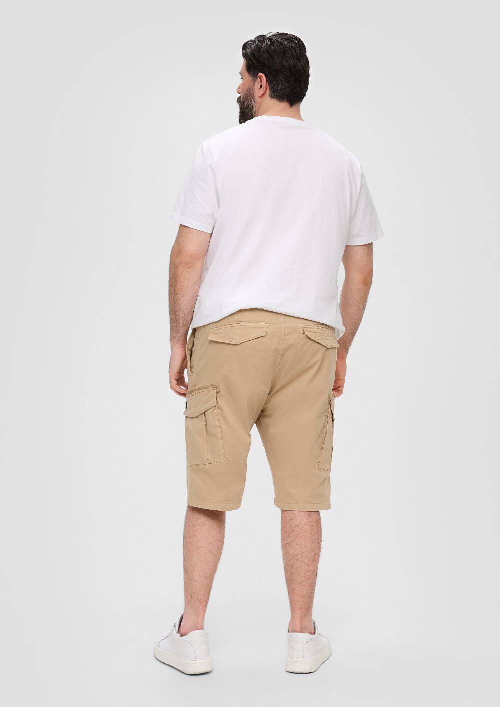 S.Oliver Relaxed: Cargo-Bermuda Mit Garment Dye
