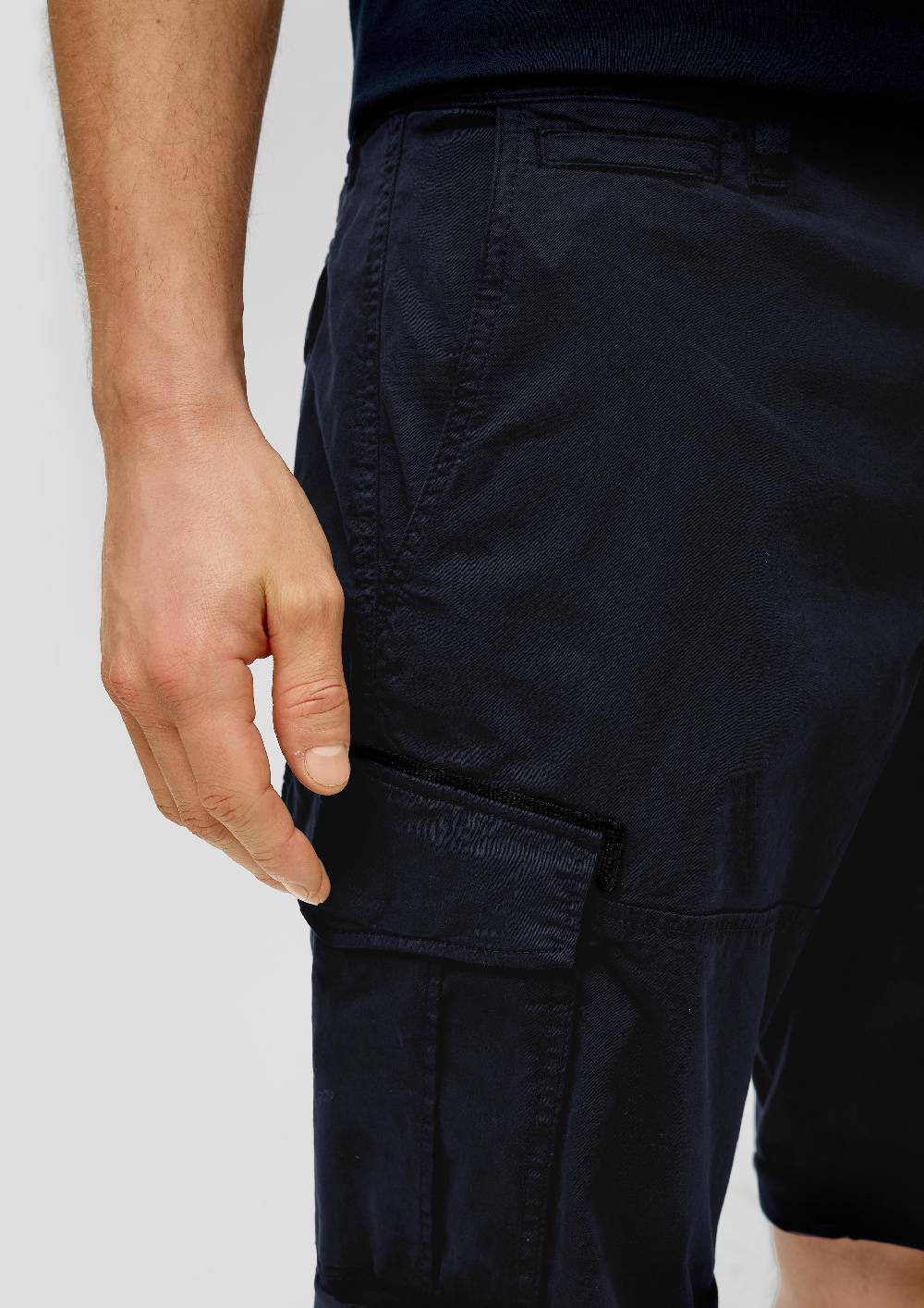 S.Oliver Relaxed: Cargo-Bermuda Mit Garment Dye