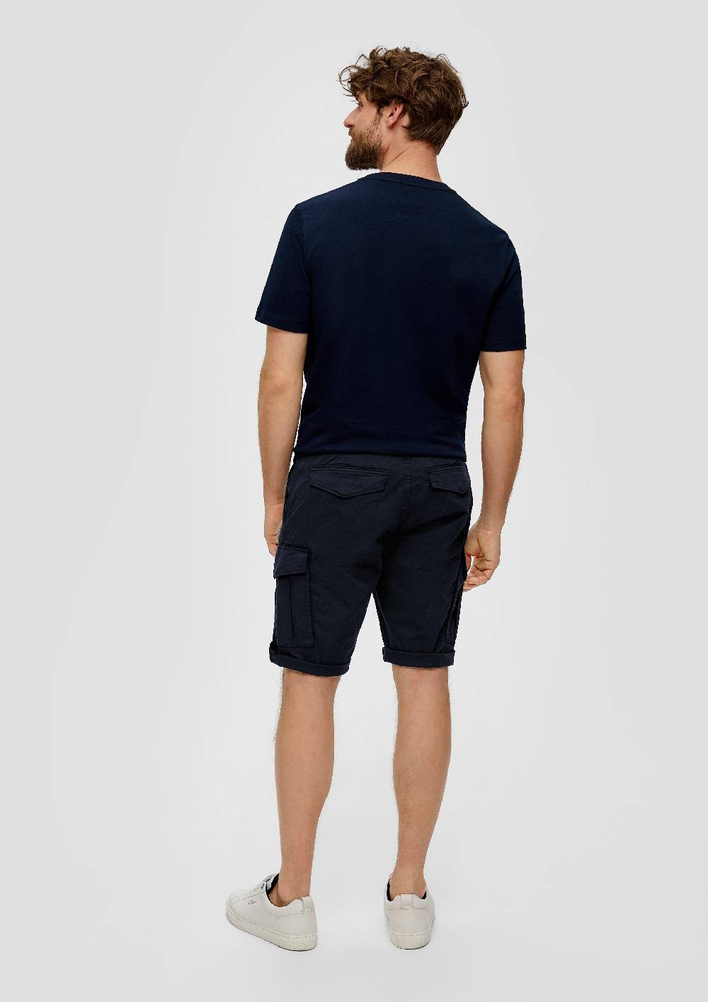 S.Oliver Relaxed: Cargo-Bermuda Mit Garment Dye