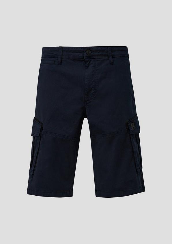 s.Oliver Relaxed: Cargo-Bermuda mit Garment Dye