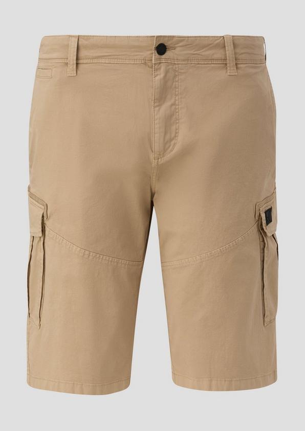 s.Oliver Relaxed: Cargo-Bermuda mit Garment Dye