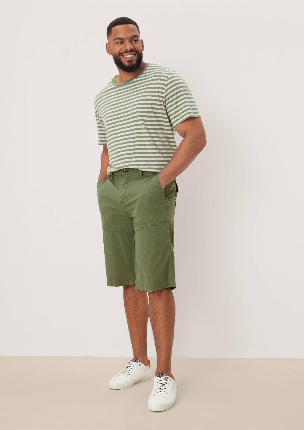 S.Oliver Relaxed: Chino-Bermuda