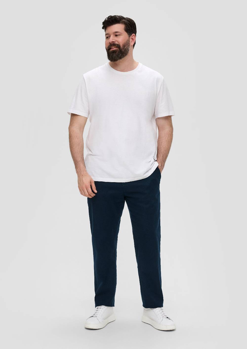 S.Oliver Relaxed: Hose Aus Leinenmix